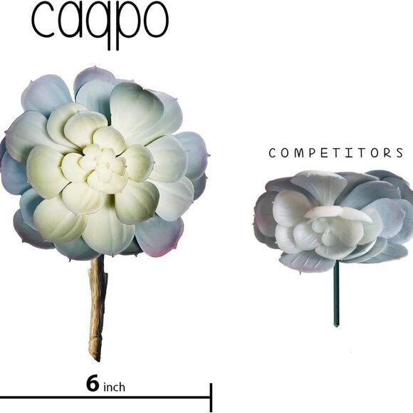 Artificial Succulents - 15 Pack - Premium Unpotted Artificial and Realistic Text - Picture 3 of 9